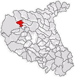 Location in Vrancea County