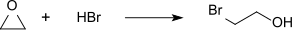 Herstellung von 2-Bromethanool aus Ethylenoxid und Bromwasserstoff