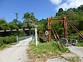 Alte Hängebrücke am Ortseingang