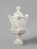 Garden vase decorated with summer and autumn; 1714; marble; height: 146 cm; Rijksmuseum (Amsterdam, the Netherlands)