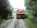 Unimog mowing in Germany.