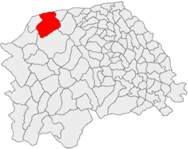 Location in Suceava County