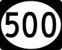 Highway 500 marker