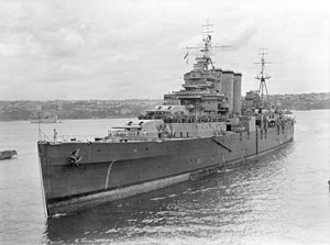 Sesterská loď HMAS Shropshire