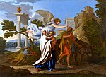 Nicolas Poussin: Flykten från Egypten, omkring 1647.