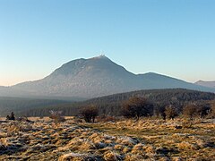 The Puy de Dôme volcano.