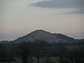 The slag heap of the old tin mine.