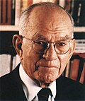 J. William Fulbright, U.S. Senator from Arkansas and founder of the Fulbright Program; Law School, '34