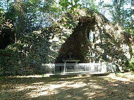 The grotto in Saint-Révérend