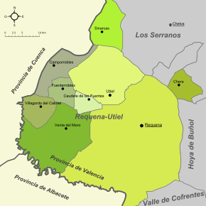 Mapa da comarca.