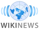 The current Wikinews logo