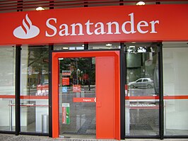 Een filiaal van Banco Santander