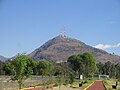 Le Cerro del Chiquihuite vu depuis l'unité professionnelle "Adolfo López Mateos" de l'IPN.