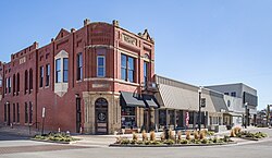 Maples Block in downtown Kaufman (2022)