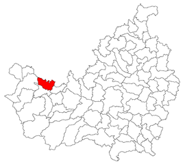 Location in Cluj County