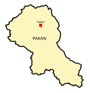 Map of Pakan District, Sarawak 砂拉越州巴干县地图