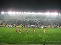 Partido Sheriff-Steaua de la UEFA Europa League.