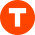 The symbol for the Tōzai Line of the Kyoto Municipal Subway.