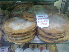 Tortas de aceite in Seville, Andalusia, Spain