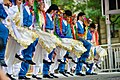 A traditional Turkish folk dance team