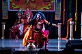 Krishna, Balarama, Kamsa as depicted in Yakshagana