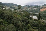 Muka bumi berbukit-bukau di Lojing, Kelantan.