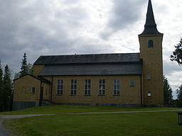 Rönnöfors kyrka, uppförd av byggmästaren Per Olof Olofsson i Landön