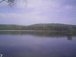 The Kazyr River near the selo of Nizhniye Kuryaty in Karatuzsky District