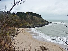 La plage de Porz Mellec.