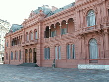 The presidential balcony