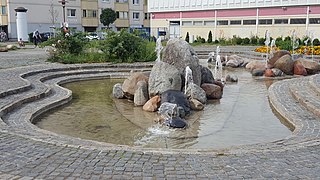 Findlingsbrunnen, Dresden-Gruna