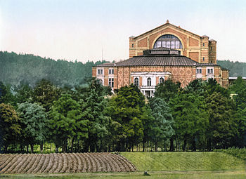 Festspielhaus din Bayreuth la 1900