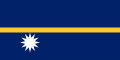 Drapeau de Nauru.