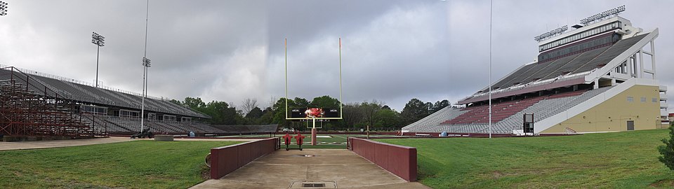 Panorama of Malone Stadium, August 2013