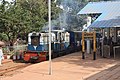 Old image of a train at the station