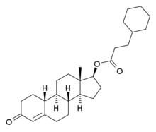 Estrutura química de Ciclohexilpropionato de nandrolona