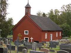 Ancienne église de Pyhämaa (fi).