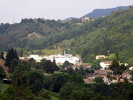 The quarter of Pont-de-Fromentières, in Mariac