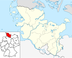 Gönnebek ubicada en Schleswig-Holstein