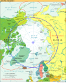 Map of Arctic Circle