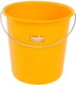 Plastic yellow bucket