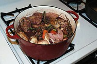 Coq au vin, hidangan dalam masakan Perancis