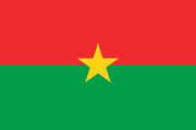 Burkina Fasos flagg