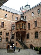 The inner courtyard