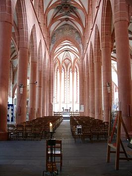 Heilige Geestkerk in Heidelberg, de eerste locatie van de bibliotheek