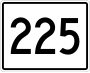 State Route 225 marker