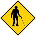 Blind pedestrians