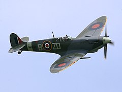 Supermarine Spitfire anglais (1938).