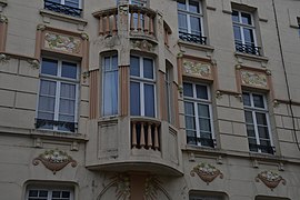 Façade dans la rue Voltaire