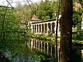 Die Tauber durchfließt den westlichen Landkreis (hier beim Wildbad).